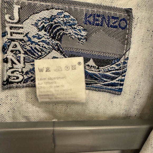 Kenzo Blue Wave Pattern Jacket - Picture 4 of 4